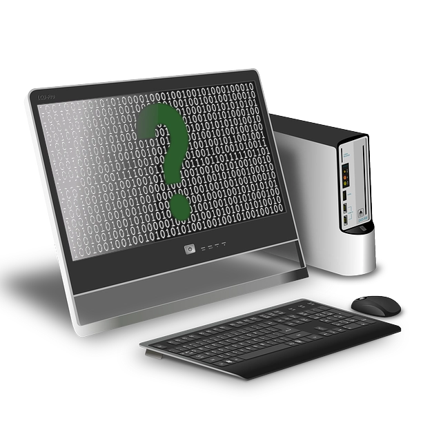 Tietokone, jonka näytöllä sen kieltä.