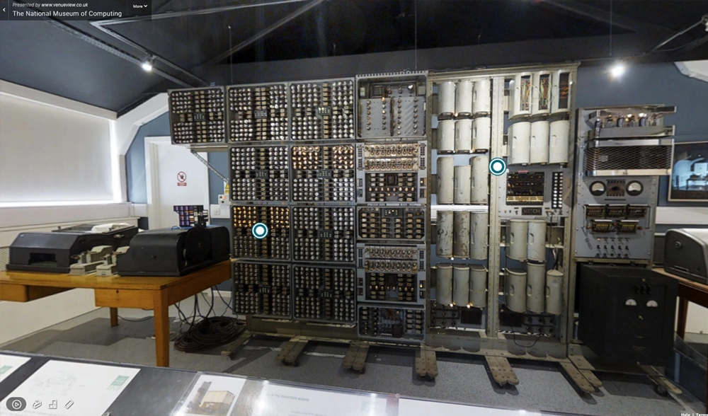 National Museum of Computing - Bletchley, Englanti. Klikkaa itsesi virtuaalikierrokselle.
